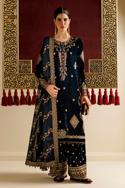 Jazmin Chandani Embroidered Velvet Unstitched 3Pc Suit CVF26-D11