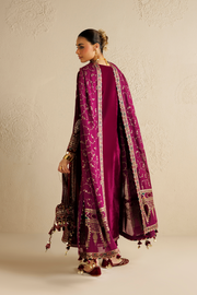 Jazmin Chandani Embroidered Velvet Unstitched 3Pc Suit CVF26-D12