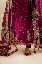 Jazmin Chandani Embroidered Velvet Unstitched 3Pc Suit CVF26-D12