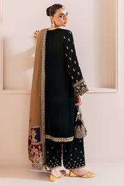 Jazmin Chandani Embroidered Velvet Unstitched 3Pc Suit CVF D-01