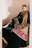 Jazmin Chandani Embroidered Velvet Unstitched 3Pc Suit CVF D-01