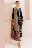 Jazmin Chandani Embroidered Velvet Unstitched 3Pc Suit CVF D-01