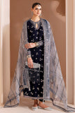 Jazmin Chandani Embroidered Velvet Unstitched 3Pc Suit CVF D-03