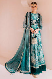 Jazmin Chandani Embroidered Velvet Unstitched 3Pc Suit CVF D-06