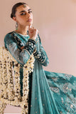 Jazmin Chandani Embroidered Velvet Unstitched 3Pc Suit CVF D-06