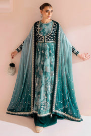 Jazmin Chandani Embroidered Velvet Unstitched 3Pc Suit CVF D-06