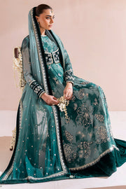 Jazmin Chandani Embroidered Velvet Unstitched 3Pc Suit CVF D-06