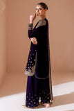 Jazmin Chandani Embroidered Velvet Unstitched 3Pc Suit CVF D-08
