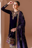 Jazmin Chandani Embroidered Velvet Unstitched 3Pc Suit CVF D-08