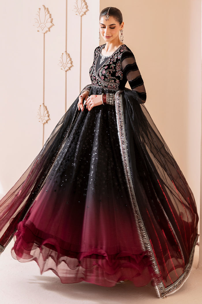 Jazmin Chandani Embroidered Velvet Unstitched 3Pc Suit CVF D-10