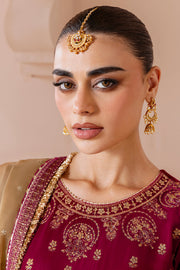 Jazmin Chandani Embroidered Velvet Unstitched 3Pc Suit CVF D-11