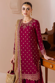 Jazmin Chandani Embroidered Velvet Unstitched 3Pc Suit CVF D-11