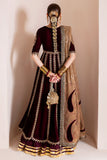 Jazmin Chandani Embroidered Velvet Unstitched 3Pc Suit CVF D-12
