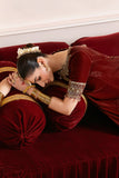 Jazmin Chandani Embroidered Velvet Unstitched 3Pc Suit CVF D-07