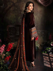 Charizma Signora Embroidered Velvet Unstitched 3Pc Suit CVT3-06