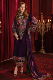 Charizma Signora Premium Embroidered Velvet Unstitched 3Pc Suit CVT4-01
