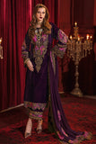 Charizma Signora Premium Embroidered Velvet Unstitched 3Pc Suit CVT4-01