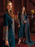 Charizma Signora Premium Embroidered Velvet Unstitched 3Pc Suit CVT4-02