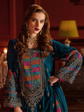 Charizma Signora Premium Embroidered Velvet Unstitched 3Pc Suit CVT4-02