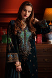 Charizma Signora Premium Embroidered Velvet Unstitched 3Pc Suit CVT4-07