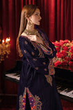 Charizma Signora Premium Embroidered Velvet Unstitched 3Pc Suit CVT4-08