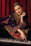 Charizma Signora Premium Embroidered Velvet Unstitched 3Pc Suit CVT4-08