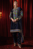 Charizma Signora Premium Embroidered Velvet Unstitched 3Pc Suit CVT4-09