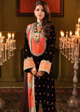 Charizma Signora Premium Embroidered Velvet Unstitched 3Pc Suit CVT4-11