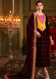 Charizma Signora Premium Embroidered Velvet Unstitched 3Pc Suit CVT4-12