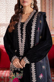 Charizma Signora Premium Embroidered Velvet Unstitched 3Pc Suit CVT4-18