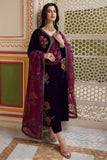 Charizma Signora Premium Embroidered Velvet Unstitched 3Pc Suit CVT4-19