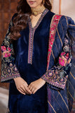 Charizma Signora Premium Embroidered Velvet Unstitched 3Pc Suit CVT4-21