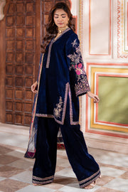 Charizma Signora Premium Embroidered Velvet Unstitched 3Pc Suit CVT4-21
