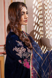 Charizma Signora Premium Embroidered Velvet Unstitched 3Pc Suit CVT4-21