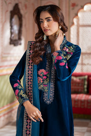 Charizma Signora Premium Embroidered Velvet Unstitched 3Pc Suit CVT4-22