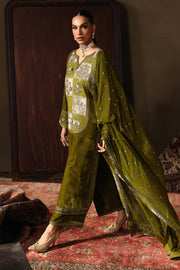Charizma Signora Premium Embroidered Velvet Unstitched 3Pc Suit CVT5-02