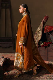 Charizma Signora Premium Embroidered Velvet Unstitched 3Pc Suit CVT5-04
