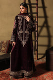 Charizma Signora Premium Embroidered Velvet Unstitched 3Pc Suit CVT5-06