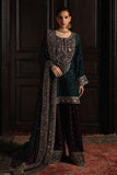 Charizma Signora Vol-02 Embroidered Velvet Unstitched 3Pc Suit CVT5-09