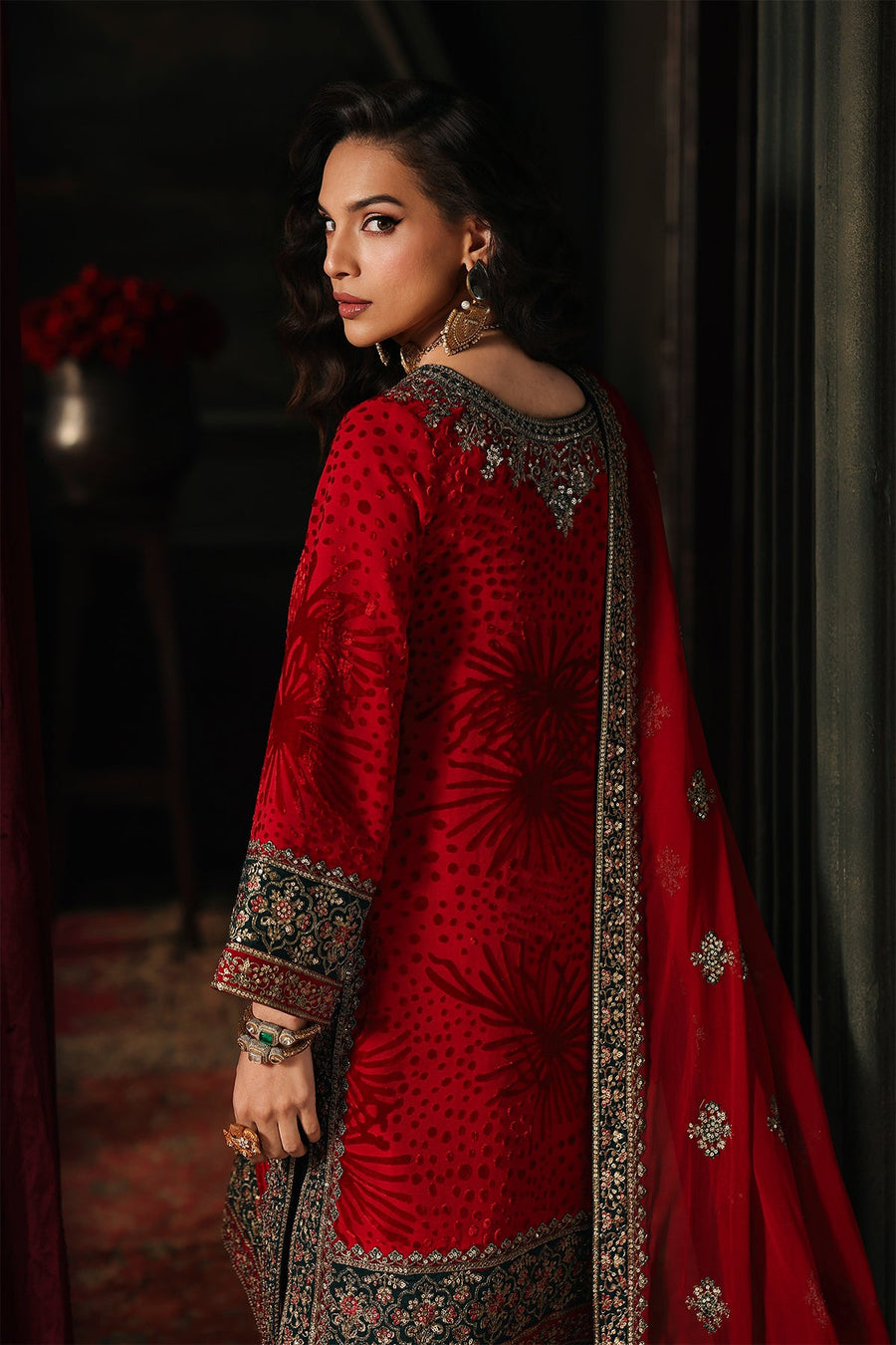 Charizma Signora Vol-02 Embroidered Velvet Unstitched 3Pc Suit CVT5-10