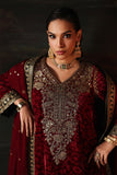 Charizma Signora Vol-02 Embroidered Velvet Unstitched 3Pc Suit CVT5-15