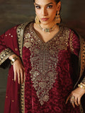 Charizma Signora Vol-02 Embroidered Velvet Unstitched 3Pc Suit CVT5-15
