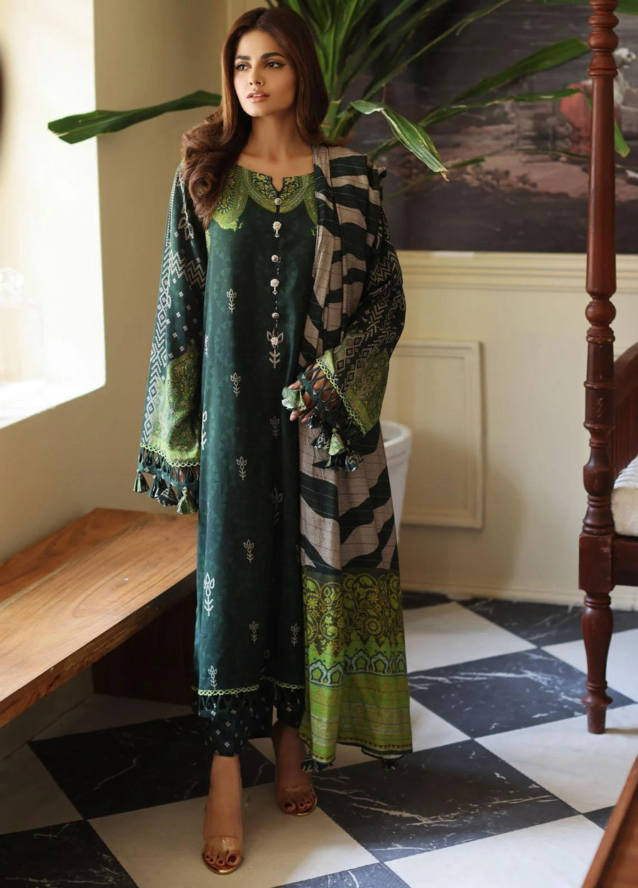 Virsa by Charizma Unstitched Embroidered Khaddar 3 Piece Suit CVW3-01
