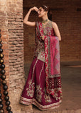 Crimson Embroidered Organza Unstitched 3Pc Suit D-02 NAZO