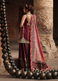 Crimson Embroidered Organza Unstitched 3Pc Suit D-02 NAZO