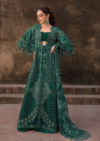 Crimson Embroidered Organza Unstitched 3Pc Suit D-03 ZAMARD