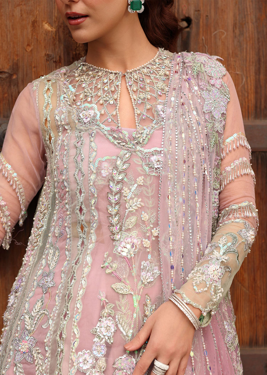 Crimson Embroidered Organza Unstitched 3Pc Suit D-04 TILSAM