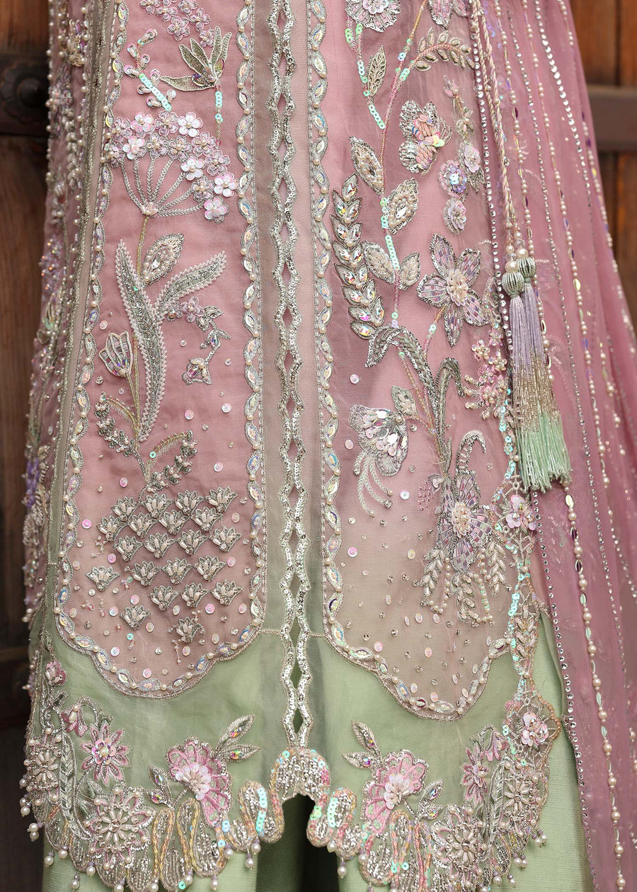 Crimson Embroidered Organza Unstitched 3Pc Suit D-04 TILSAM