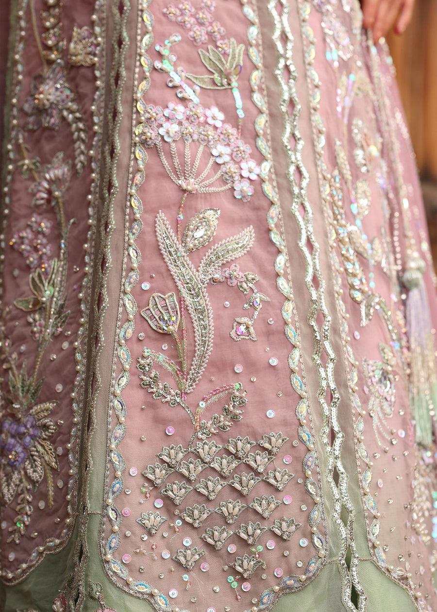 Crimson Embroidered Organza Unstitched 3Pc Suit D-04 TILSAM