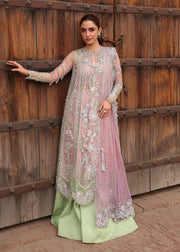Crimson Embroidered Organza Unstitched 3Pc Suit D-04 TILSAM